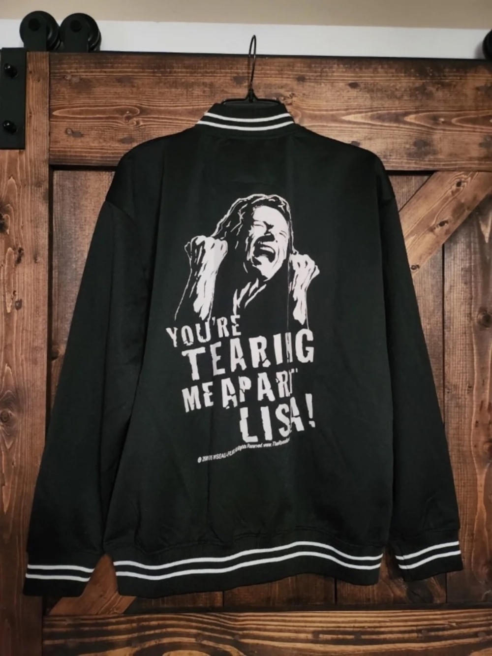Like New Tommy Wiseau "You're Tearing Me Apart Lisa" Jacket - Size Large